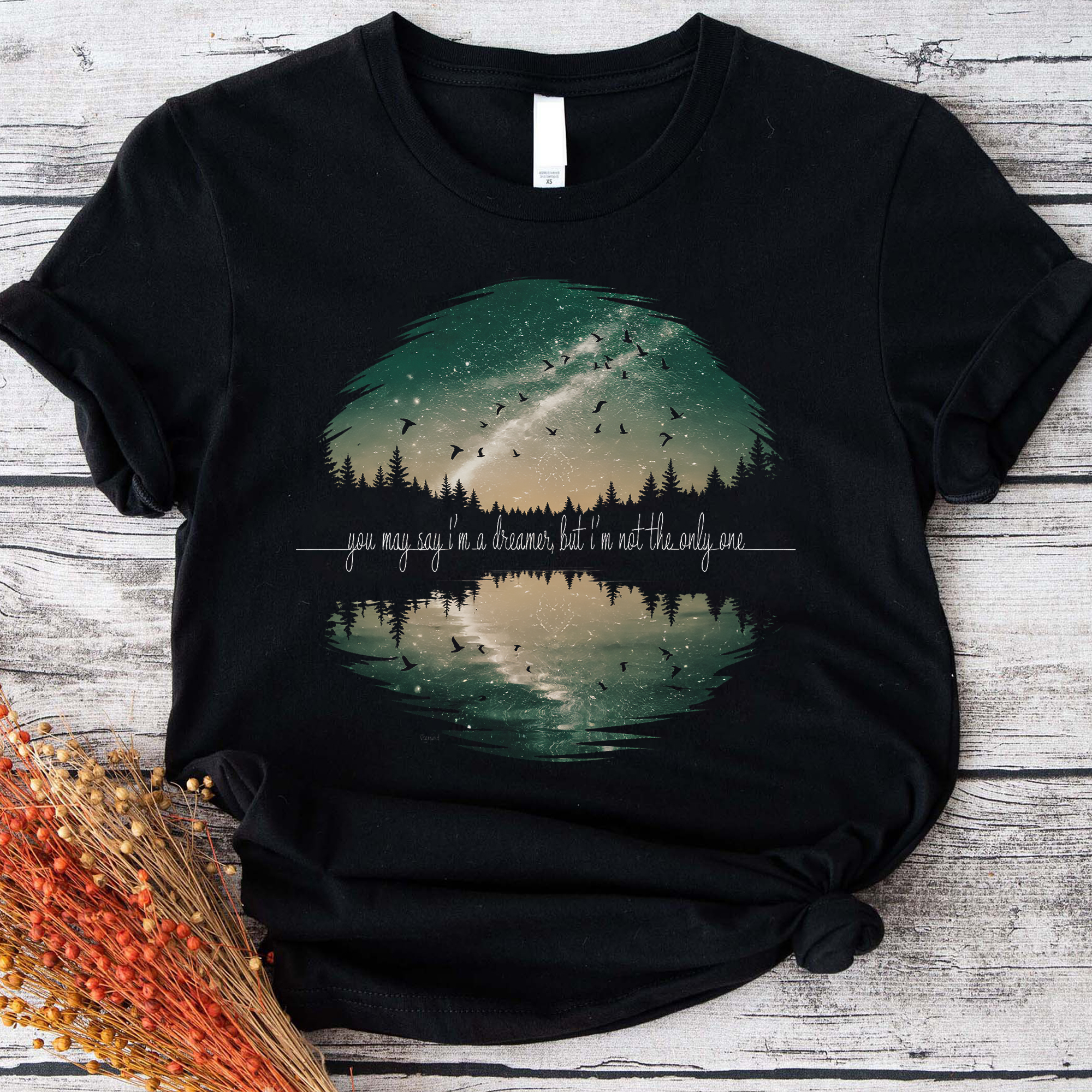 Reflection of Dreams Tee in Black